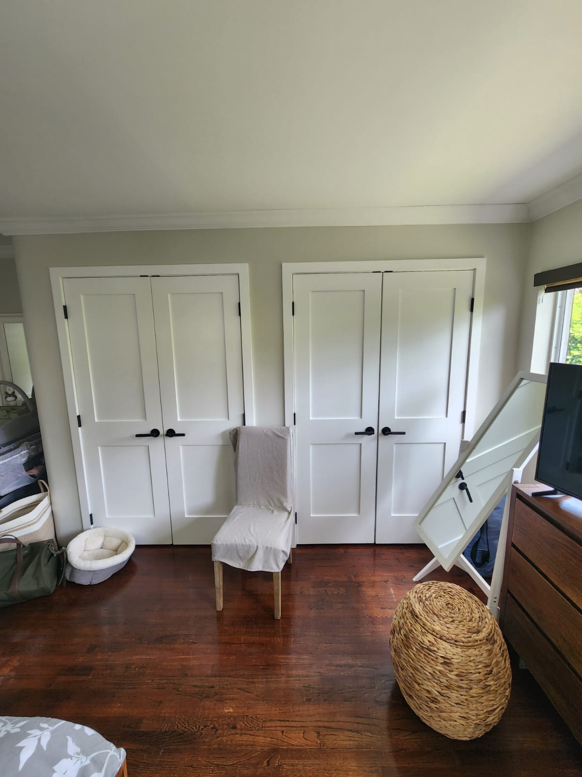 Double Interior Closets